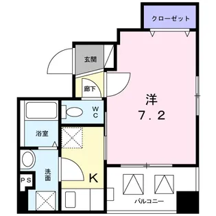 フェリズ プレンシード【3階】の間取り