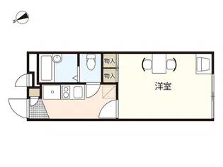 レオパレス江波東一丁目【2階】の間取り