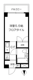 リーマ西台クレスト【4階】の間取り