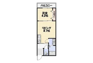 Lyk貝塚【3階】の間取り