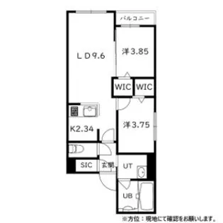 La.Dimora 本郷【2階】の間取り