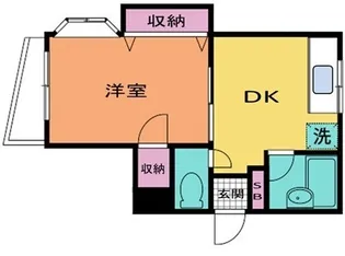 ビューフラット磯子【2階】の間取り
