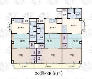 b’CASA小倉台re-born【3階】の間取り