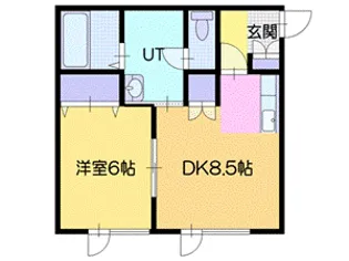 ecoa本町I【1階】の間取り