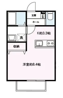 ハイブリッチ【2階】の間取り