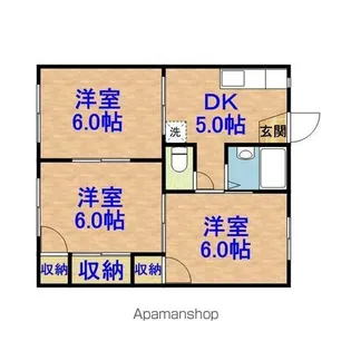 アートホーム A【1階】の間取り