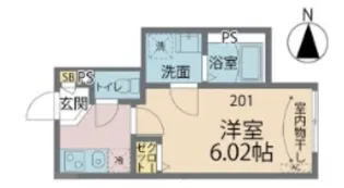 カインドネス所沢久米【2階】の間取り