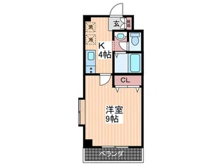 クラシオン沖本【5階】の間取り