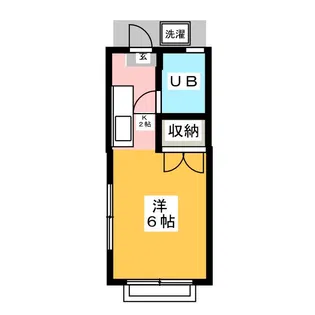 しらとりハイツ【2階】の間取り
