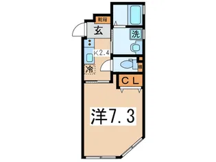 Pretie 小田急相模原【2階】の間取り