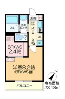 BLANC DOR IZUMI【1階】の間取り