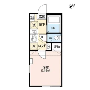 プレリア妙蓮寺【2階】の間取り