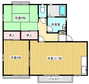 ピュア宮本 I番館【2階】の間取り