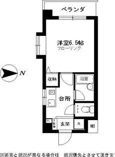 サザンローゼMIII【1階】の間取り