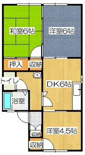 バンブーハウス【1階】の間取り