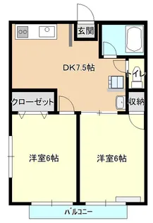 シティハイムソアラ【2階】の間取り