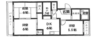 シャルムさむかわ【5階】の間取り