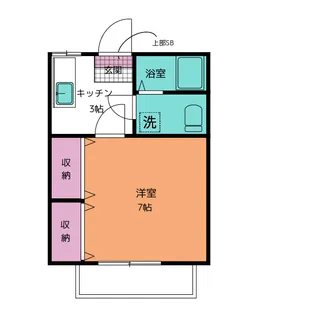 ヒルコート東中山【2階】の間取り