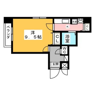 フェリシダ千種【4階】の間取り