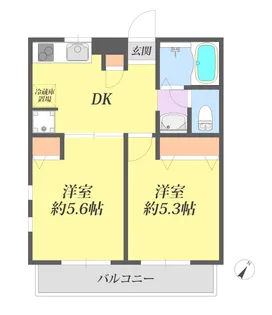 クレールメゾン(東久留米)【2階】の間取り