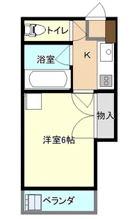 桂ハイツ【2階】の間取り