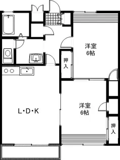 ポエムF【2階】の間取り