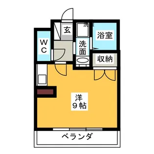 エクセル畑江【1階】の間取り