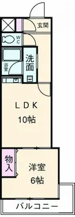 ライブコート安東【3階】の間取り