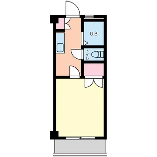 ラ・ギャルソニエール【2階】の間取り