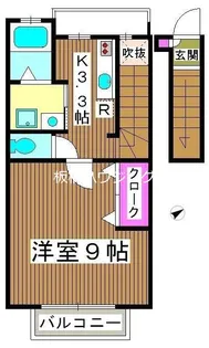 ベルデュール常盤【2階】の間取り