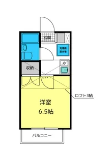 リーベKOSHIBA【2階】の間取り