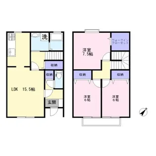 岡山県倉敷市新田【一戸建】の間取り
