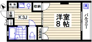 リュミエール尾山台【1階】の間取り