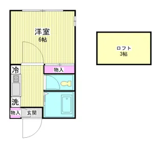 クレイドル馬込【2階】の間取り