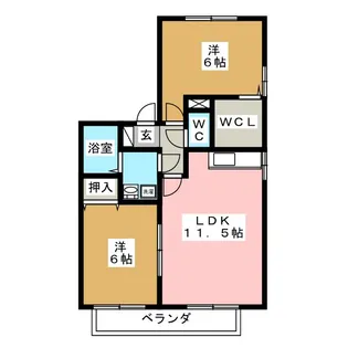 コンフォール匠【2階】の間取り