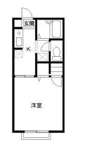 コーポサンクチュアリー B棟【1階】の間取り