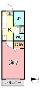 メゾン21 A【2階】の間取り