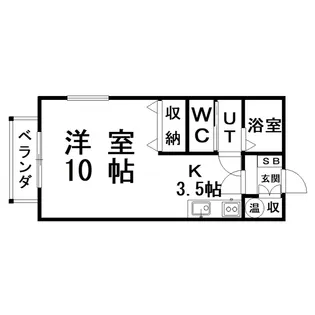 Reve芦野【1階】の間取り