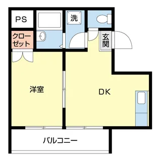 パルクレール日之出【1階】の間取り