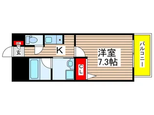 アヴェニール京成大久保【4階】の間取り