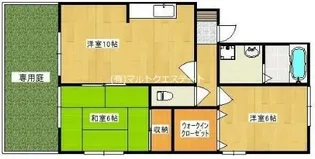 モンリベルテ【1階】の間取り