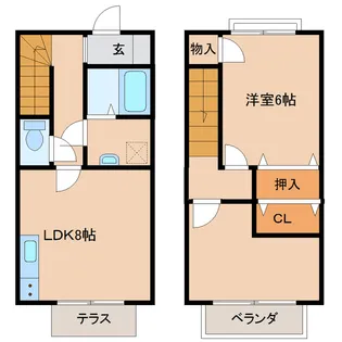 メゾン コロボックル【1階】の間取り
