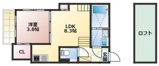 univers【2階】の間取り