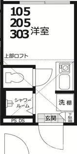 One CUBE 夏目坂【1階】の間取り