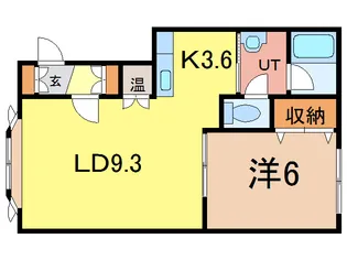 ドゥ・ランジェ【2階】の間取り