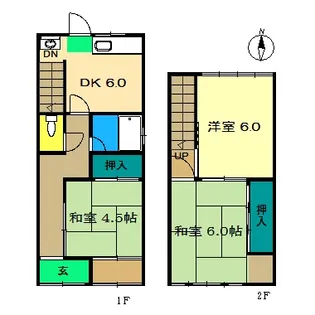 高知県高知市大津乙【一戸建】の間取り