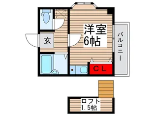 マドレーヌ南柏【2階】の間取り