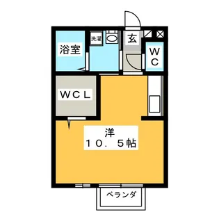 楽園B【2階】の間取り