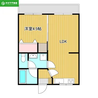 大城コーポ【3階】の間取り