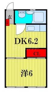秋葉ビル【3階】の間取り